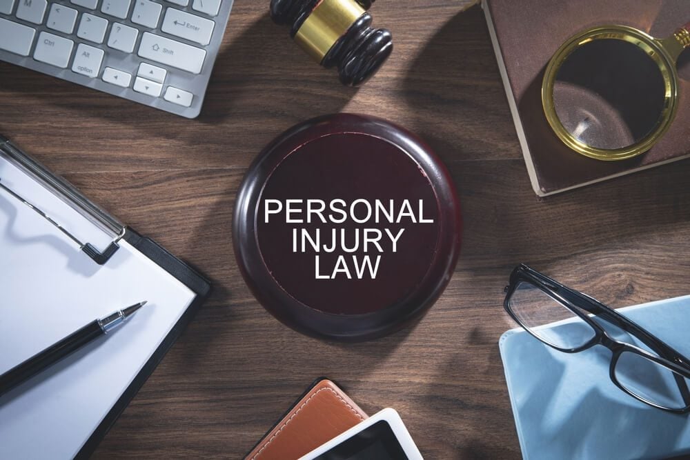 personal injury law_Personal Injury Law. Judge gavel and other objects