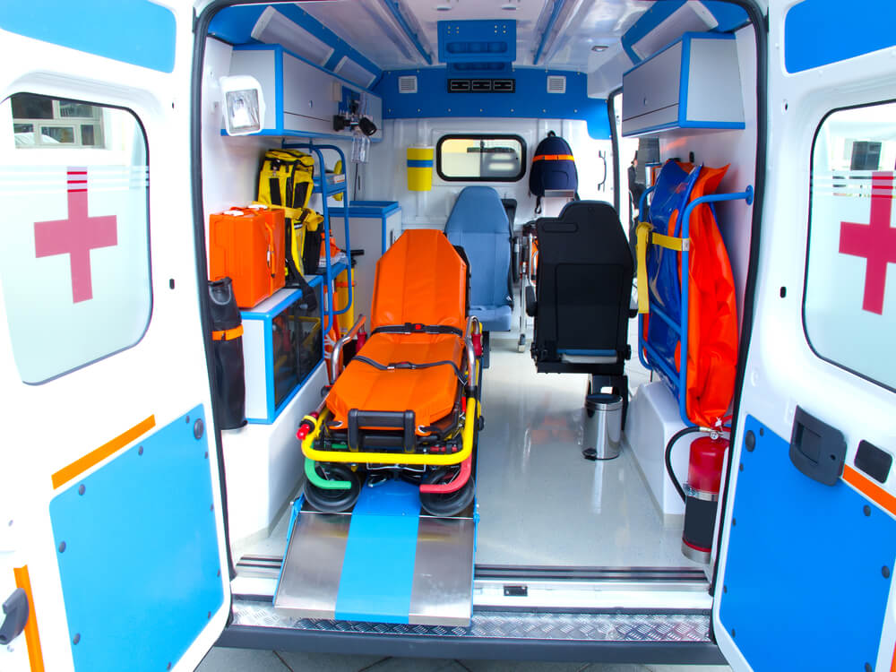 medical transport_brand new ambulance for the hospital