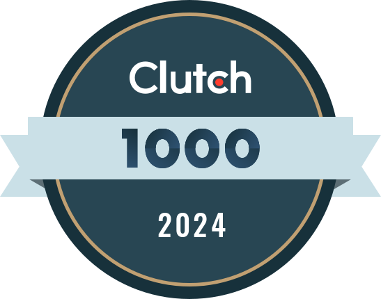 Top 1,000 Marketing Agencies Globally by Clutch (logo) | Awards page