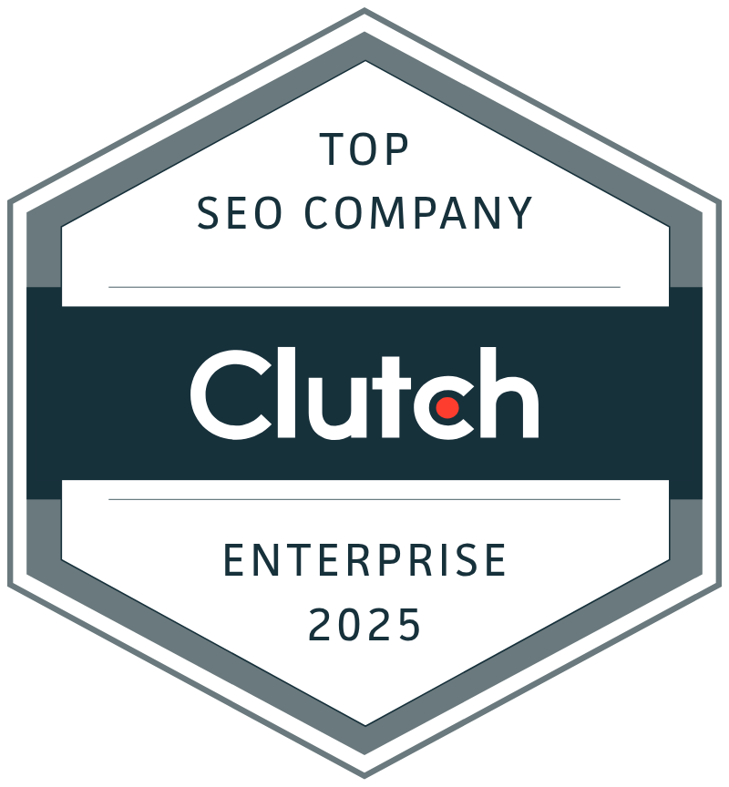 top seo company enterprise 2025 clutch logo