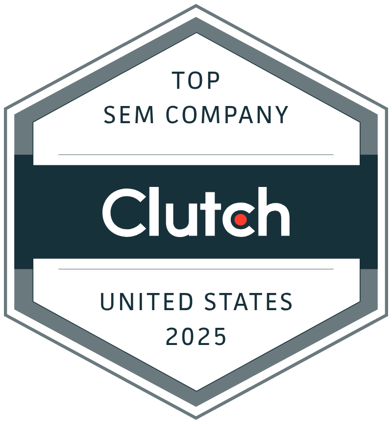 top sem company usa 2025 clutch logo